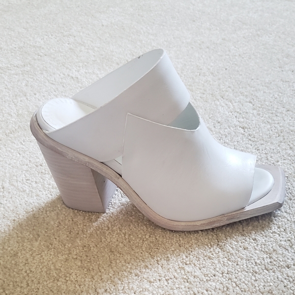 Wal and Pai Vista high heel white mule size 36 - Picture 2 of 6